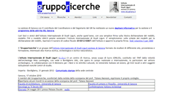 Desktop Screenshot of grupporicerche.it